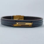 دستبند چرم دو تیکه