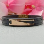 دستبند چرم مستطیل