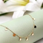 گردنبند قلب پولکی