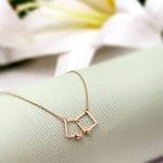 گردنبند مربع گوی