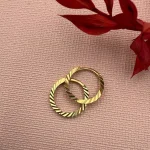 گوشواره حلقه ای تراش