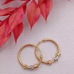 گوشواره حلقه ای سه گوی