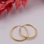 گوشواره حلقه ای بزرگ ساده