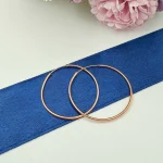 گوشواره حلقه ای ساده بزرگ