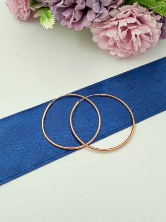 گوشواره حلقه ای ساده بزرگ