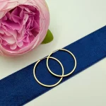 گوشواره حلقه ای ساده بزرگ