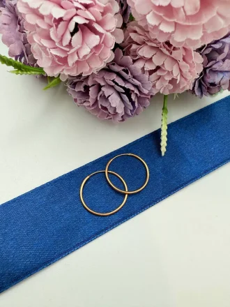 گوشواره حلقه ای ساده متوسط