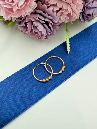 گوشواره حلقه ای سه گوی