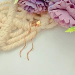 گوشواره اویز لوزی