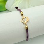 دستبند دختر مو بافته