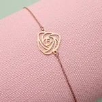 دستبند گل رز