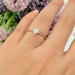 انگشتر سولیتر قلب