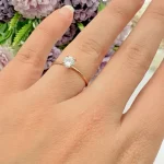 انگشتر سولیتر قلب