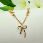 گردنبند پاپیون زنجیر