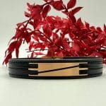 دستبند چرم مستطیل مثلث