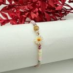 دستبند گوی گل صدفی