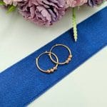 گوشواره حلقه ای سه گوی