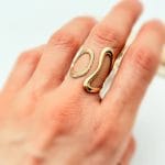 انگشتر الیمو دو پیچ طرح دار