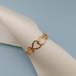 انگشتر پنج قلب