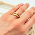 انگشتر مات دو پیچ