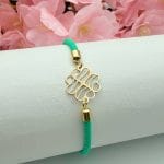 دستبند گل قلبی