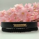 دستبند چرم کارتیه