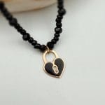 گردنبند مهره ای قلب