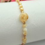 دستبند دایره کاراملی