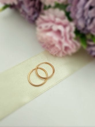 گوشواره حلقه ای ساده
