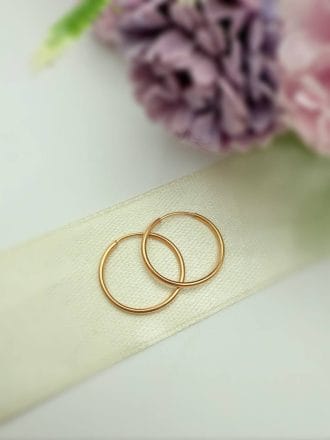 گوشواره حلقه ای ساده