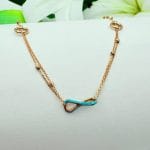 گردنبند بینهایت مینا کاری