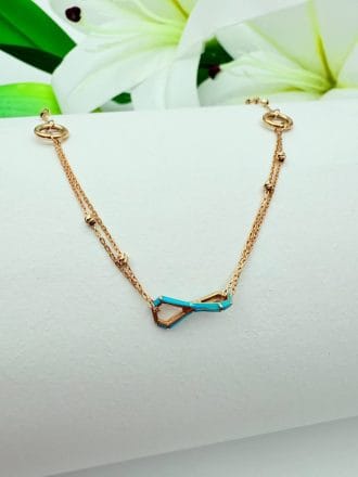 گردنبند بینهایت مینا کاری