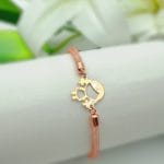 دستبند دختر مو بافته