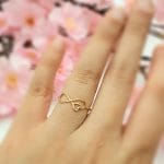 انگشتر دوطرفه بینهایت قلب