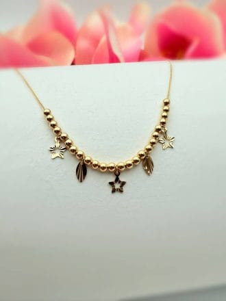 گردنبند گوی ستاره اشک