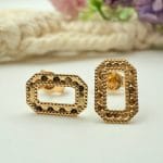 گوشواره میخی مستطیل