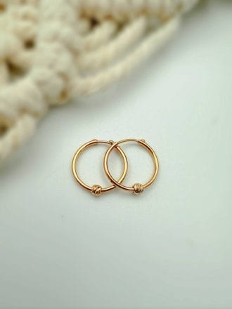 گوشواره حلقه ای تک گوی