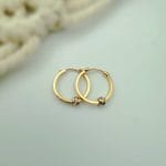 گوشواره حلقه ای تک گوی