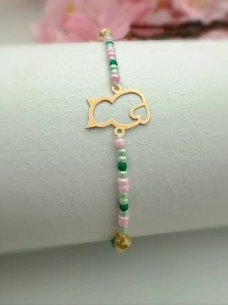 دستبند قلب گربه