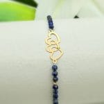 دستبند سه قلب مهره