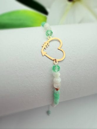 دستبند قلب تیرکمان