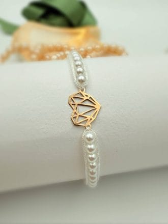 دستبند قلب الماسی