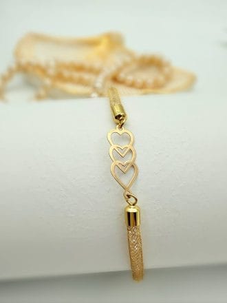 دستبند سه قلب