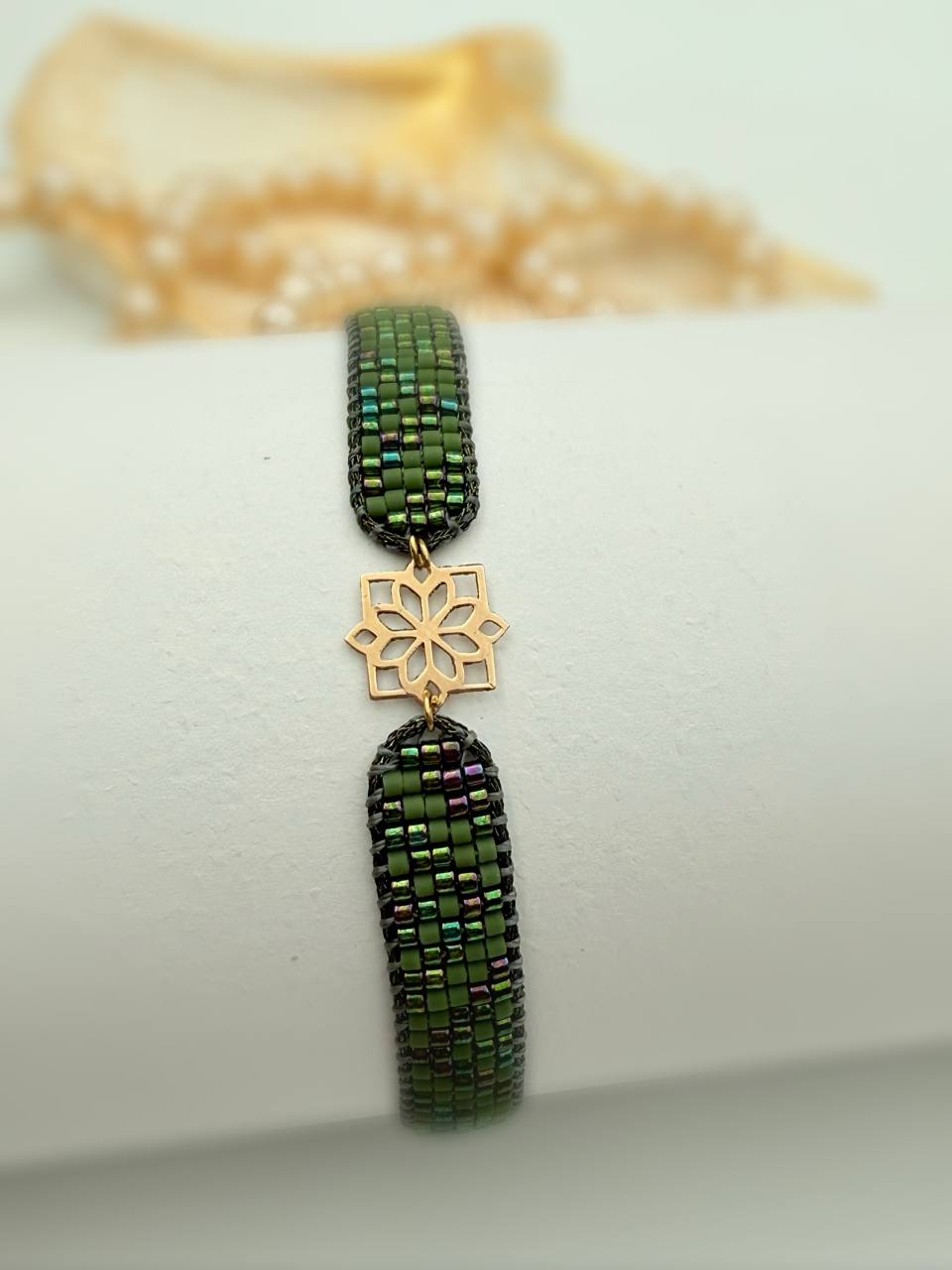 photo_۲۰۲۵-۰۹-۱۵_۲۰-۰۶-۵۴ دستبند گل - Image 1