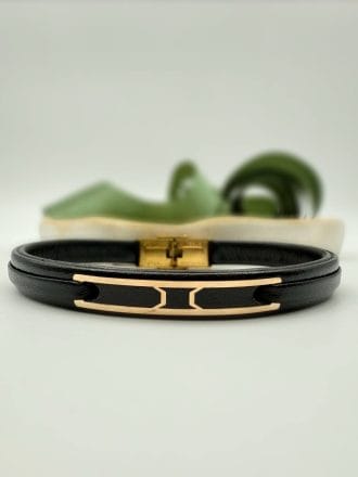 دستبند چرم مستطیل