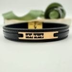 دستبند چرم ضربان قلب