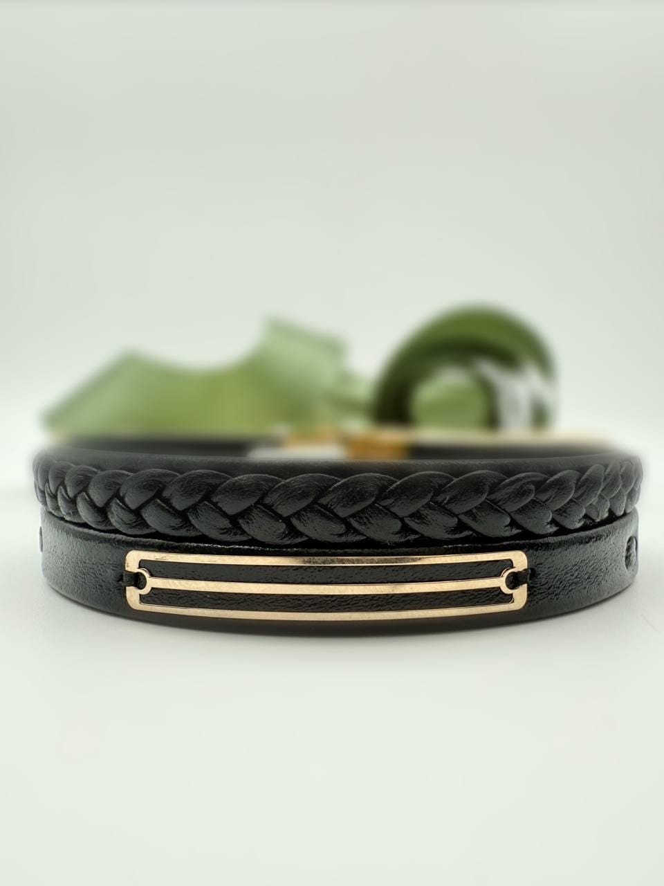 photo_۲۰۲۵-۰۹-۱۶_۱۸-۲۹-۱۷ دستبند چرم دو مستطیل - Image 1