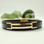 دستبند چرم دو مستطیل