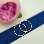 گوشواره حلقه ای مربعی