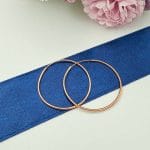 گوشواره حلقه ای ساده بزرگ